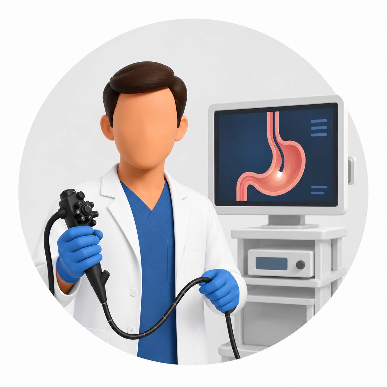 Ilustración de Endoscopía Digestiva
